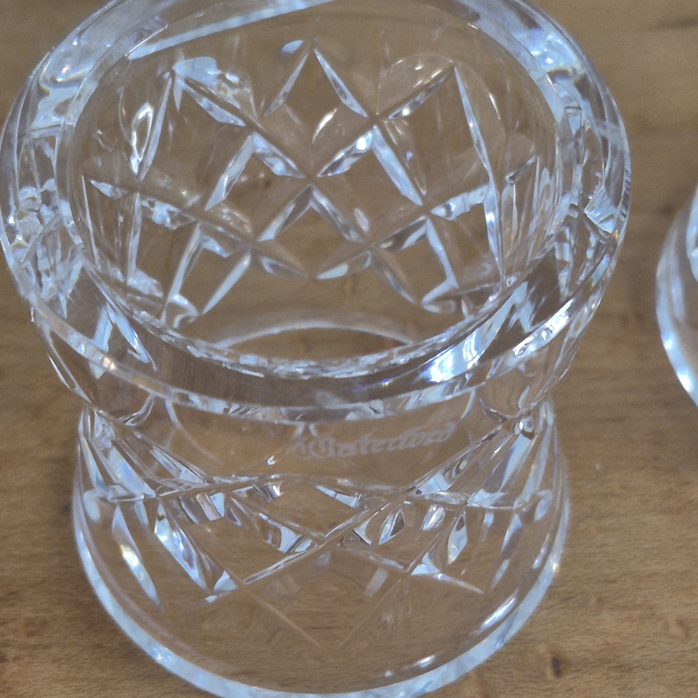 Waterford Crystal Napkin Ring Holder